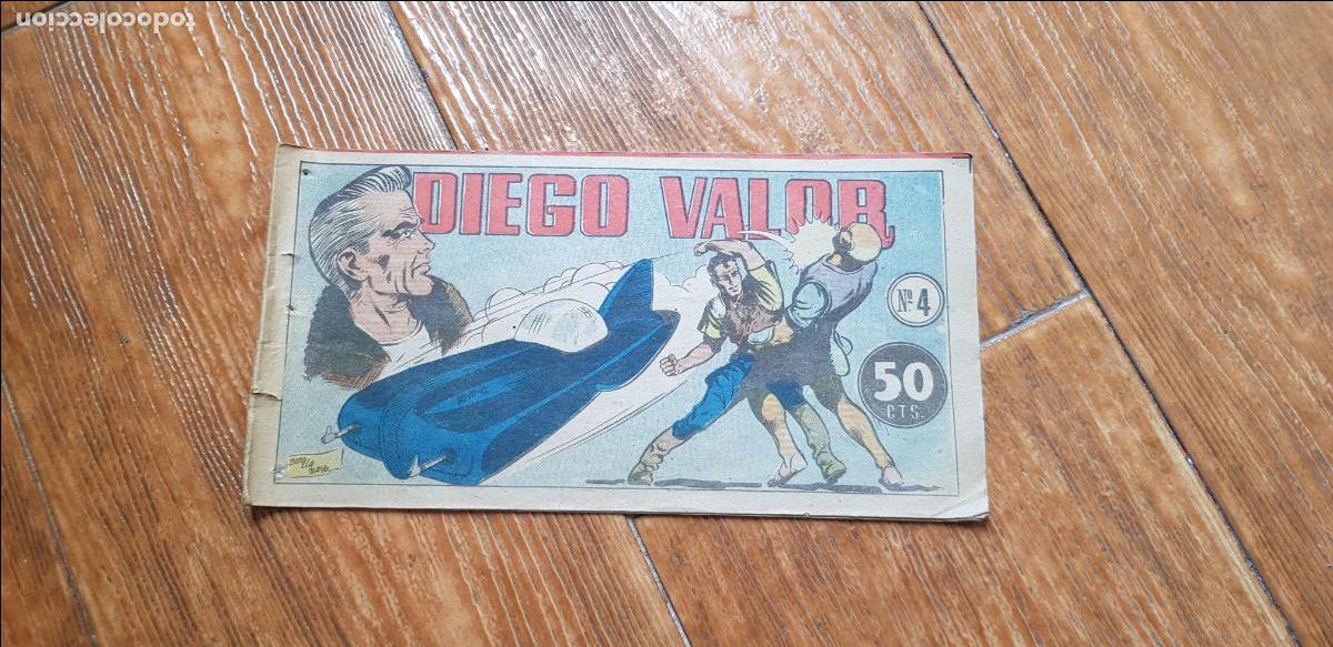 Tebeos: DIEGO VALOR N&ordm; 4 1&ordf; SERIE ORIGINAL EDITORIAL CID - Foto 1