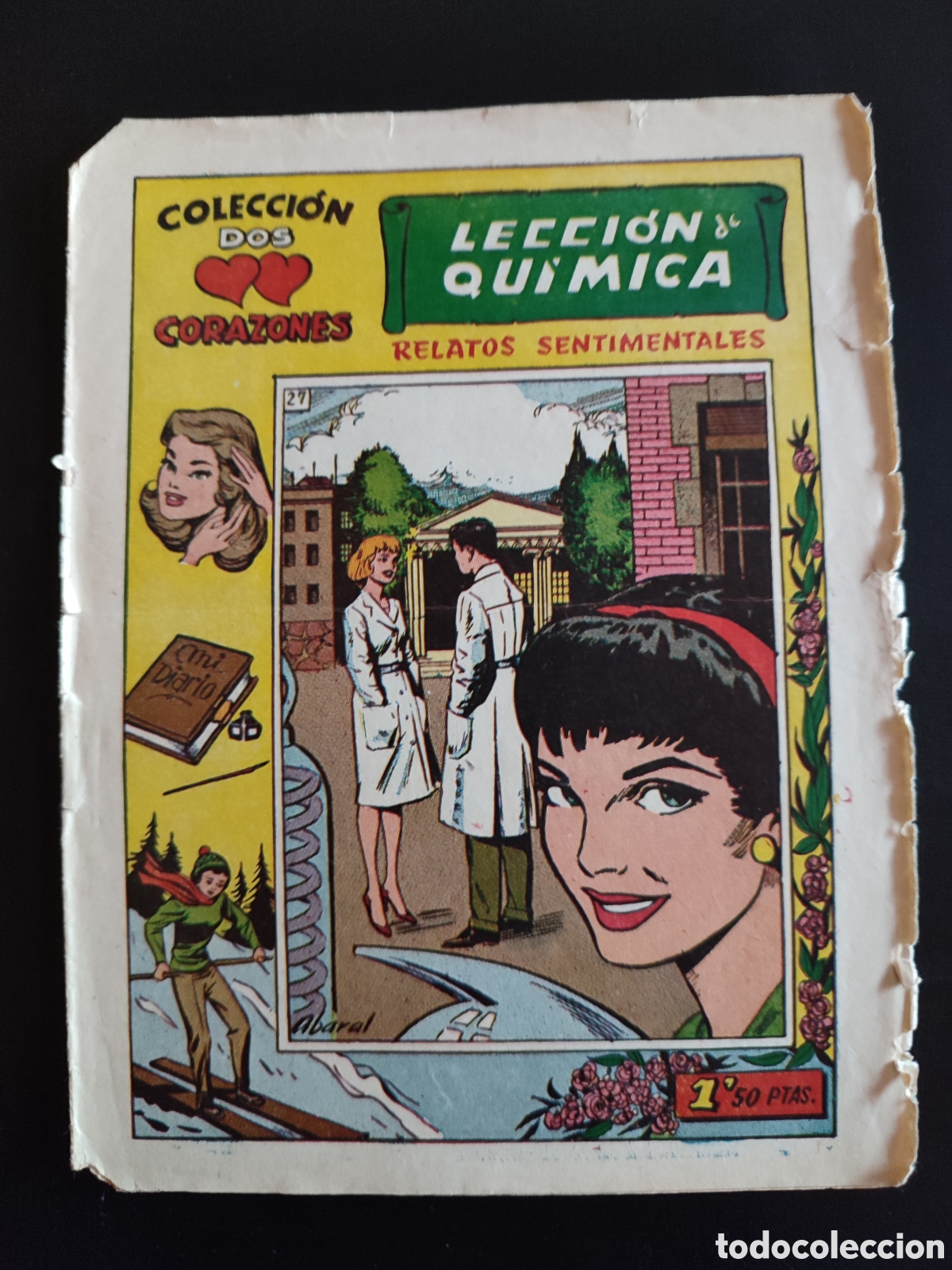 Tebeos: Colecci&oacute;n dos corazones n&uacute;m 27 - Foto 1