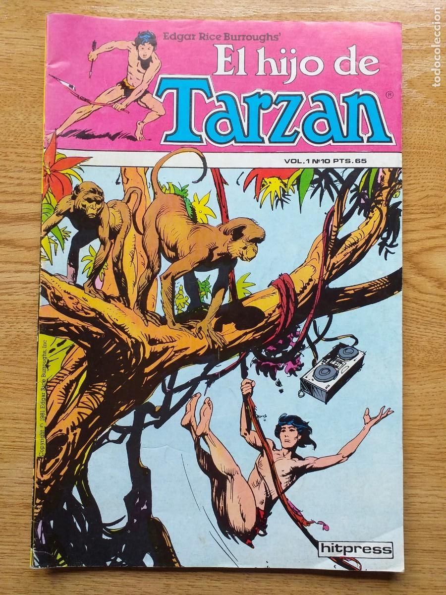 Tebeos: EL HIJO DE TARZAN - N&ordm; 10 - HITPRESS - Foto 1