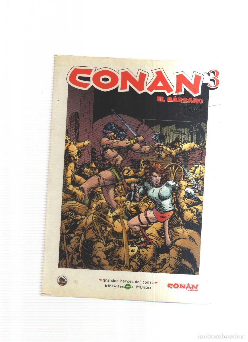 Tebeos: CONAN EL BARBARO N,3 BIBLIOTECA EL MUNDO - Foto 1