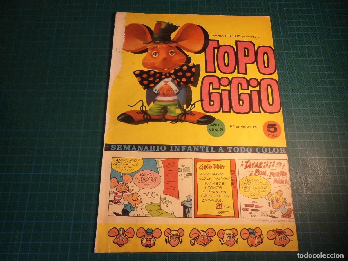 Tebeos: Topo Gigio. N&ordm; 21. Semic. Procede de encuadernacion. - Foto 1
