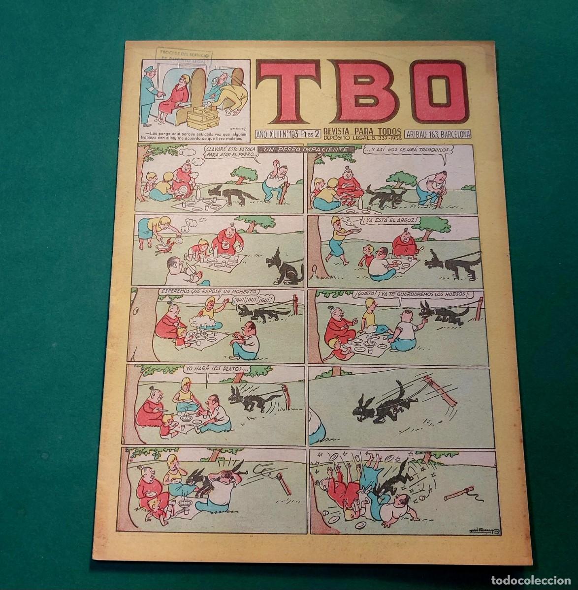 Tebeos: TBO N&ordm; 193 Segunda Epoca A&ntilde;o 1943 - Foto 1
