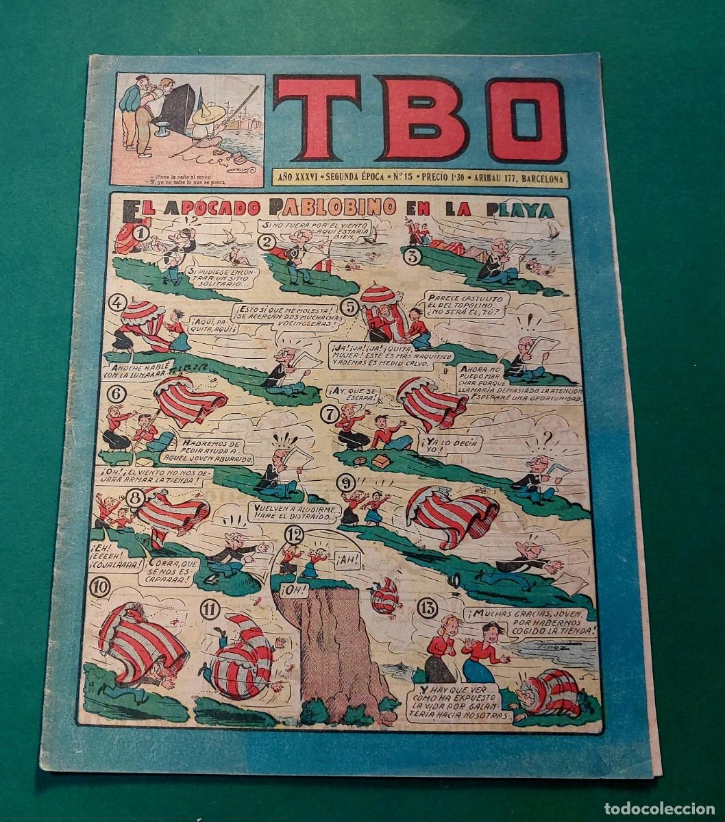 Tebeos: TBO N&ordm; 15 Segunda Epoca A&ntilde;o 1943 - Foto 1