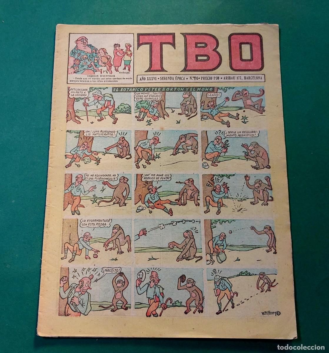 Tebeos: TBO N&ordm; 16 Segunda Epoca A&ntilde;o 1943 - Foto 1