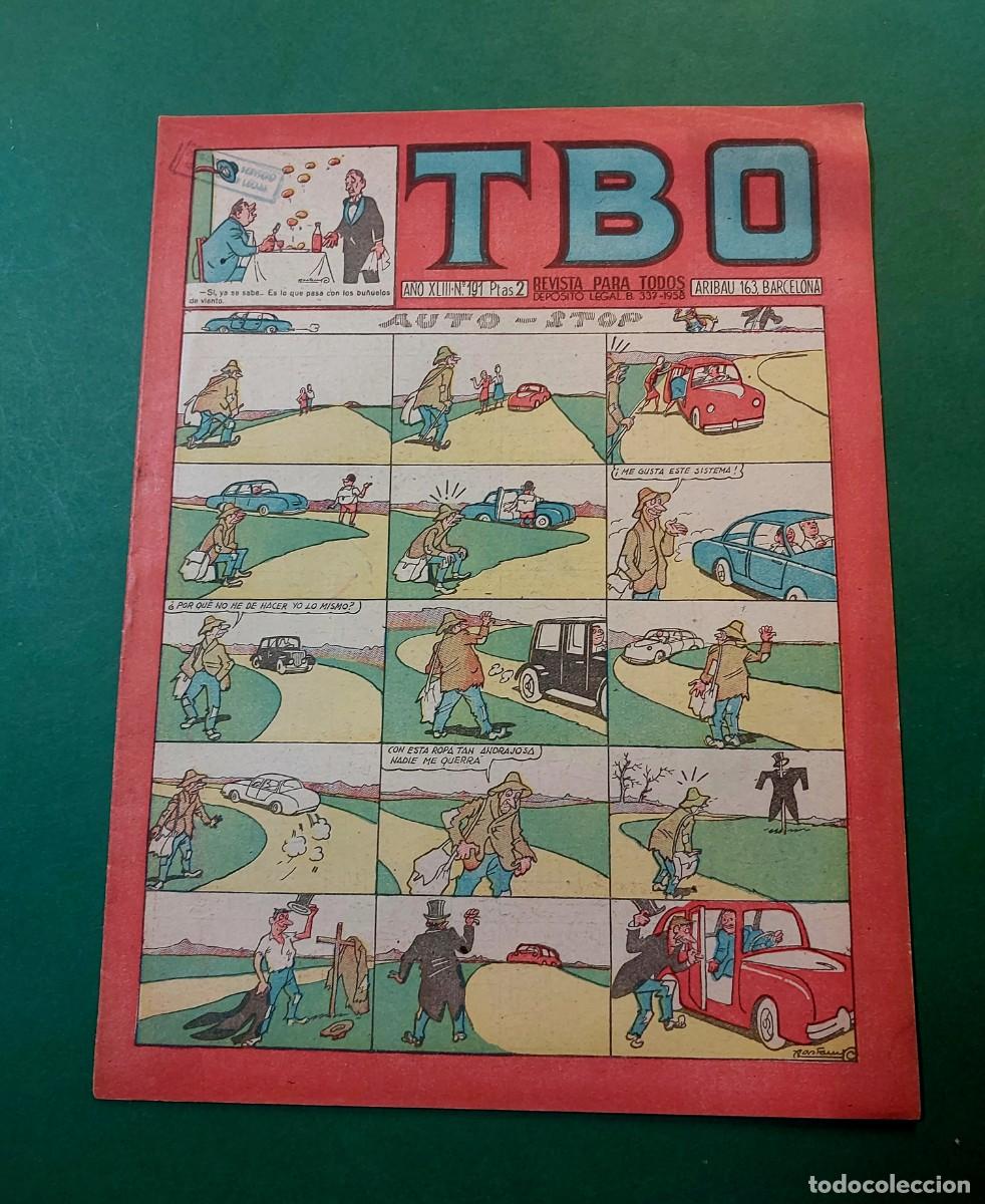 Tebeos: TBO N&ordm; 191 Segunda Epoca A&ntilde;o 1943 - Foto 1