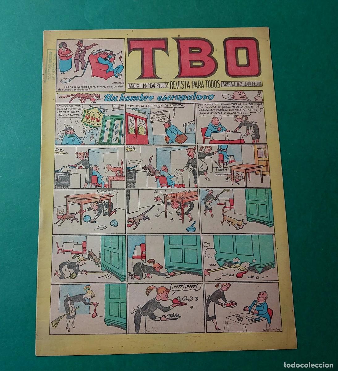 Tebeos: TBO N&ordm; 154 Segunda Epoca A&ntilde;o 1943 - Foto 1