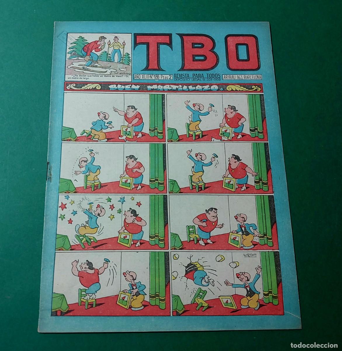 Tebeos: TBO N&ordm; 186 Segunda Epoca A&ntilde;o 1943 - Foto 1