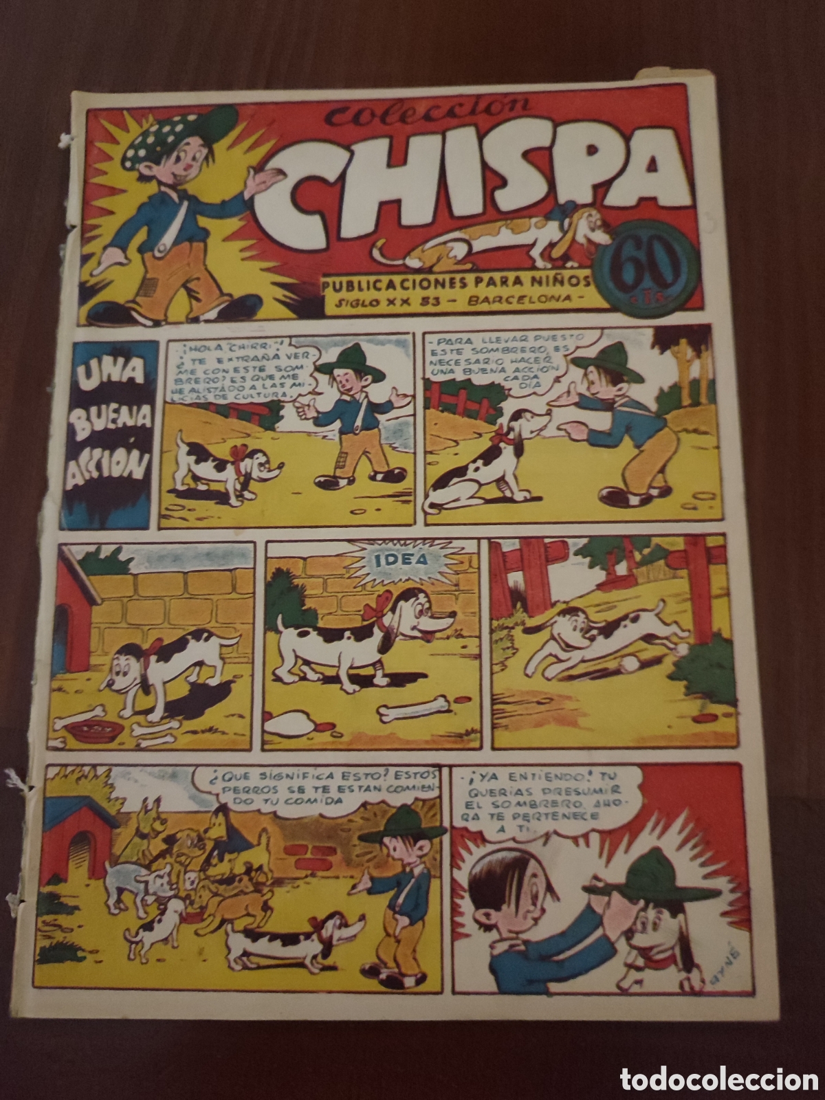 Tebeos: Colecci&oacute;n chispa,una buena acci&oacute;n - Foto 1