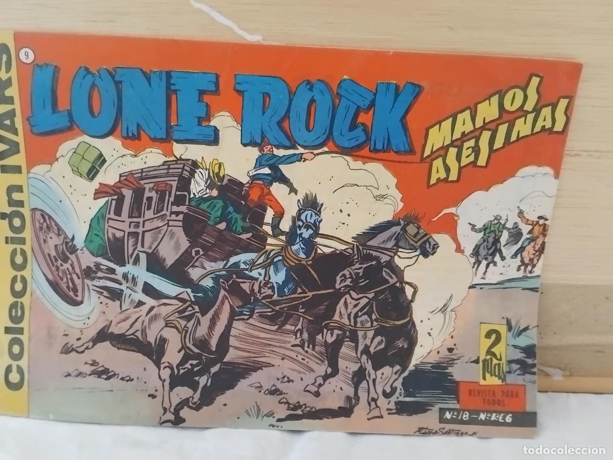 Tebeos: LONE ROCK N&ordm; 9. MANOS ASESINAS. IVARS 1965. - Foto 1