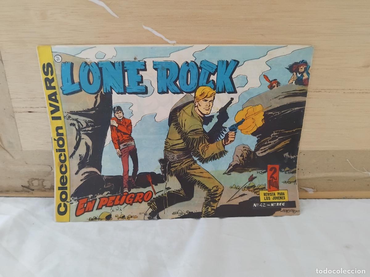 Tebeos: LONE ROCK N&ordm; 21. EN PELIGRO. IVARS 1965. - Foto 1