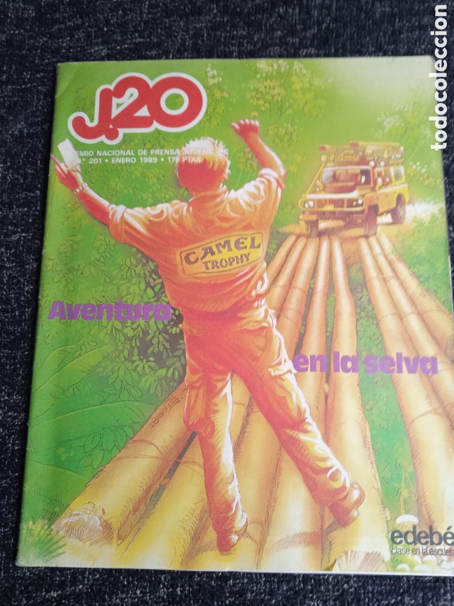 Tebeos: J.20. N&ordm; 201 AVENTURA EN LA SELVA -ED. EDICIONES EDEB&Eacute;. - Foto 1