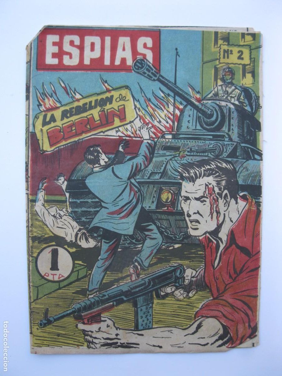 Tebeos: ESPIAS - N&ordm; 2 - LA REBELI&Oacute;N DE BERL&Iacute;N - ORIGINAL. - Foto 1
