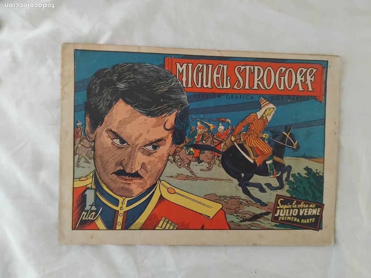 Tebeos: MIGUEL STROGOFF PRIMERA PARTE. EDITORIAL CISNE 1942. GERPLA. ORIGINAL. - Foto 1