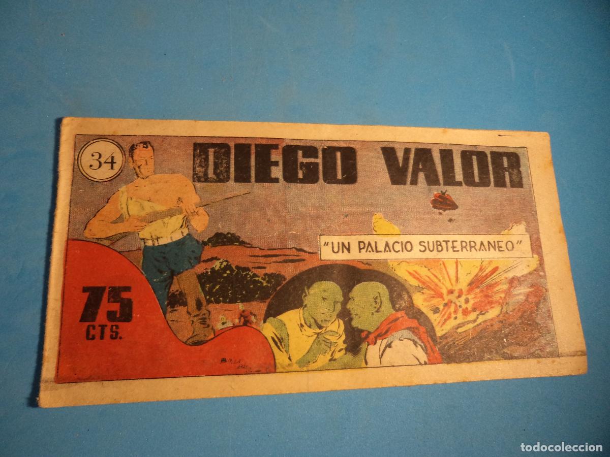 Tebeos: Diego Valor. N&ordm; 34. Cid. Original. - Foto 1