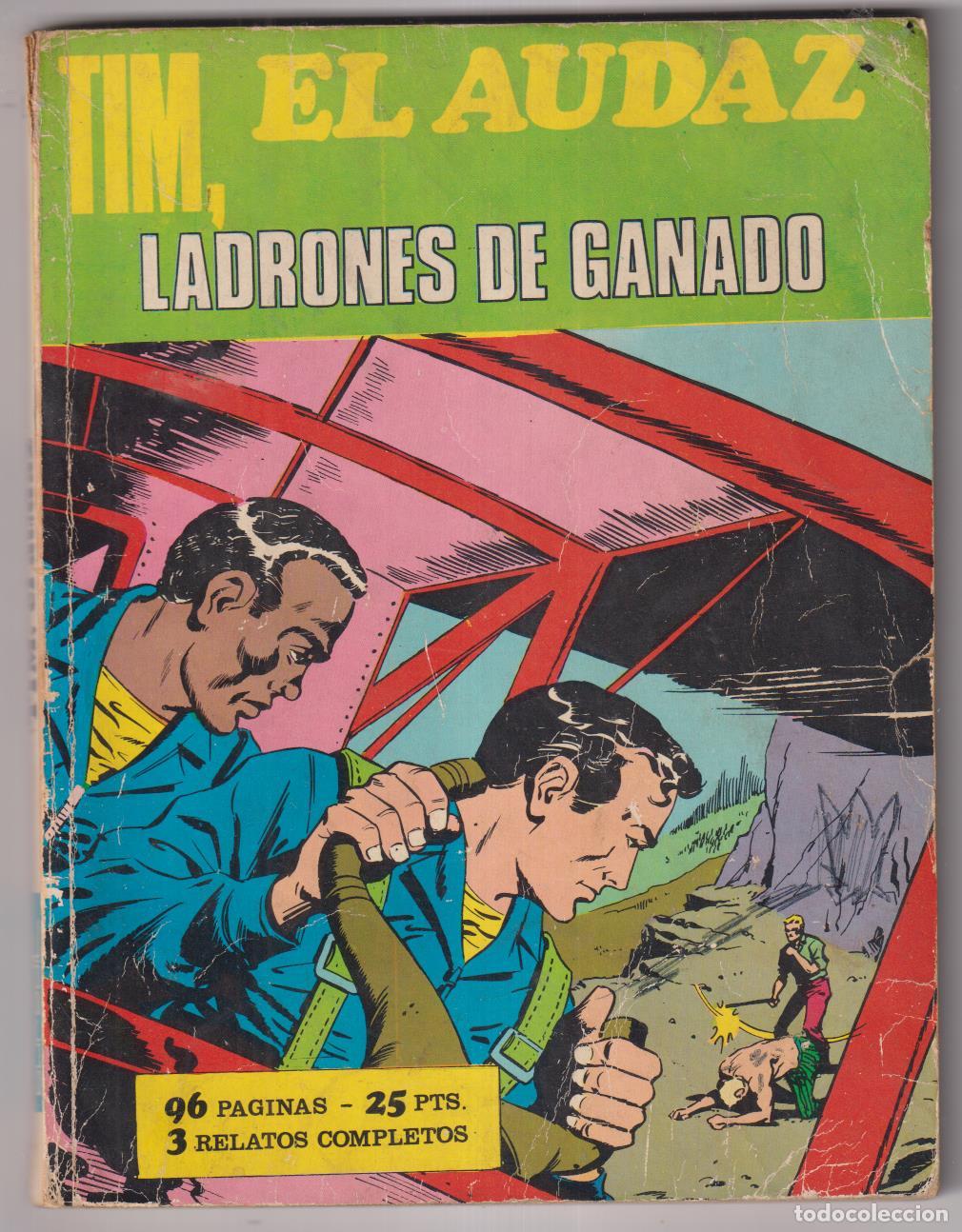Tebeos: Tim El Audaz n&ordm; 1. Ladrones de Ganado. Euredit 1970 - Foto 1