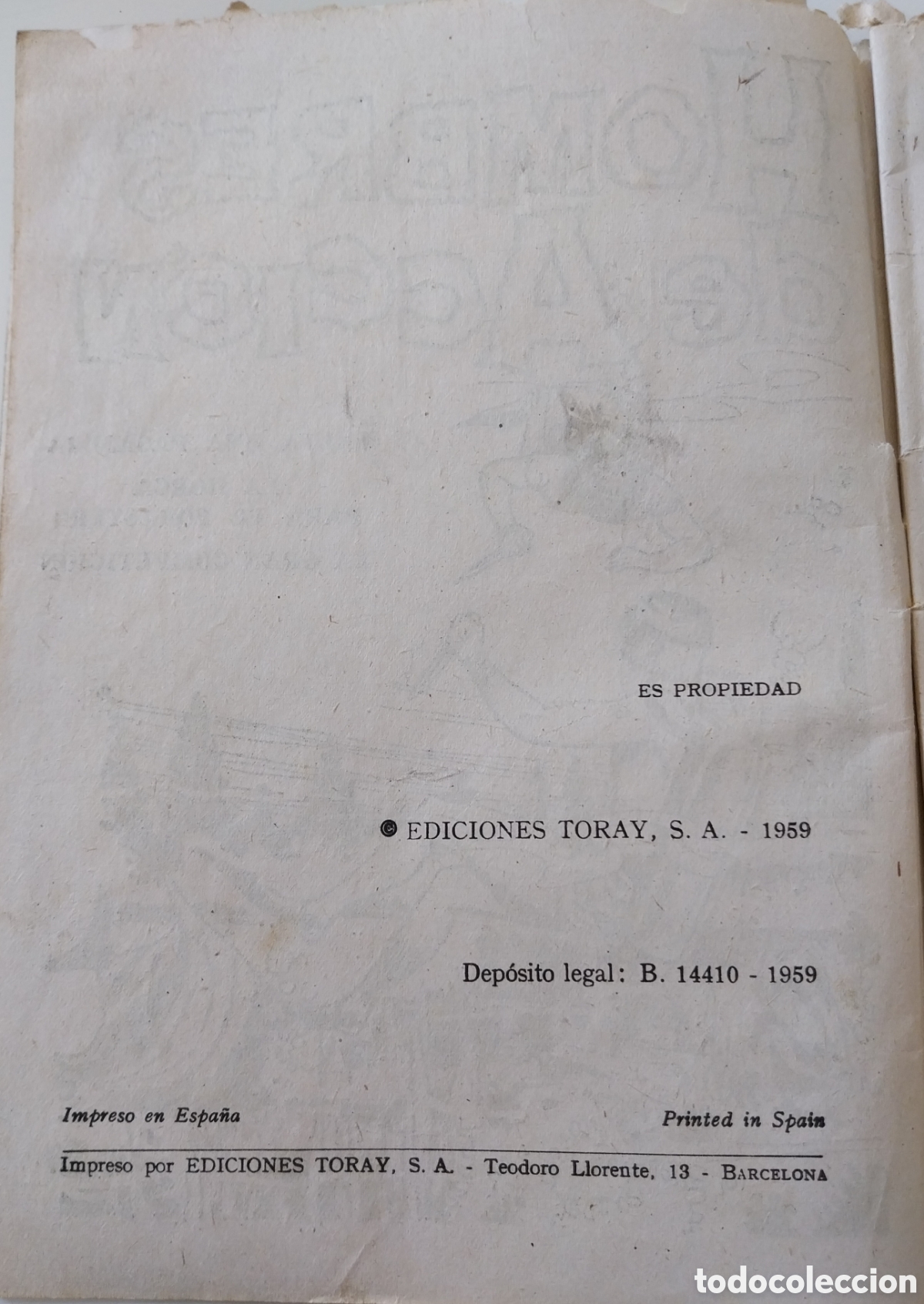 Tebeos: Tebeo 1959 Hombres de Accion n&ordm; 11 - Foto 4
