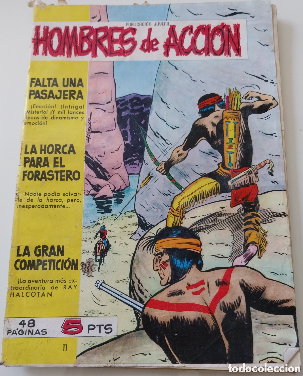 Tebeos: Tebeo 1959 Hombres de Accion n&ordm; 11 - Foto 1