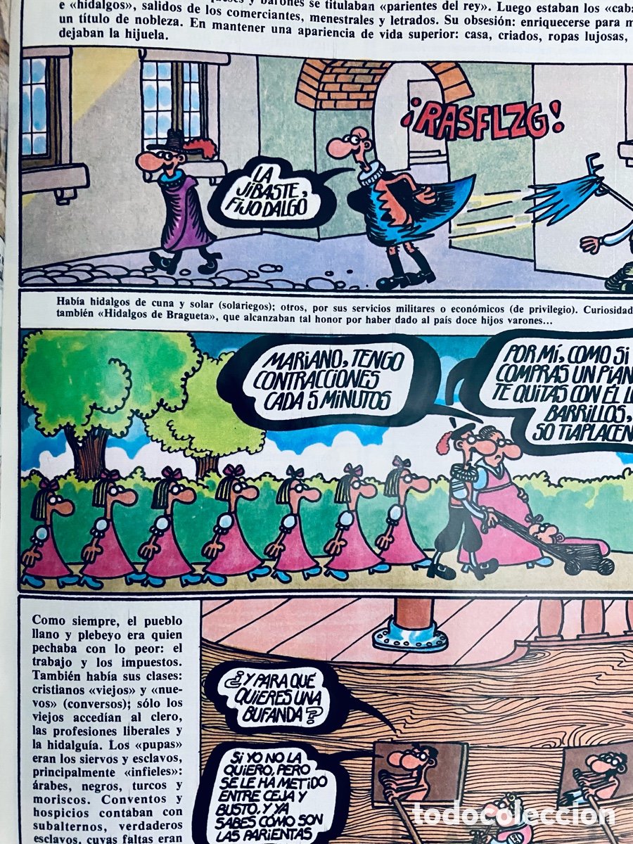 Tebeos: Historia de aqu&iacute;. Por Forges. 3 tomos. - Foto 3