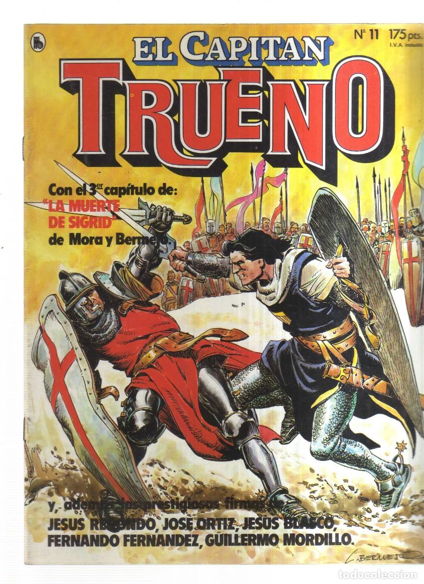 Tebeos: EL CAPITAN TRUENO N,11 LA MUERTE DE SIGRID CON EL 3 CAPITULO - Foto 1