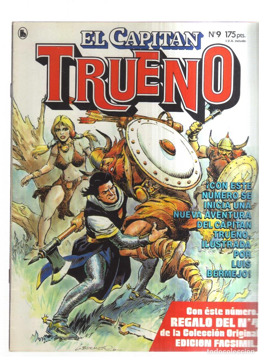 Tebeos: EL CAPITAN TRUENO N,9 EDICION FACSIMIL - Foto 1