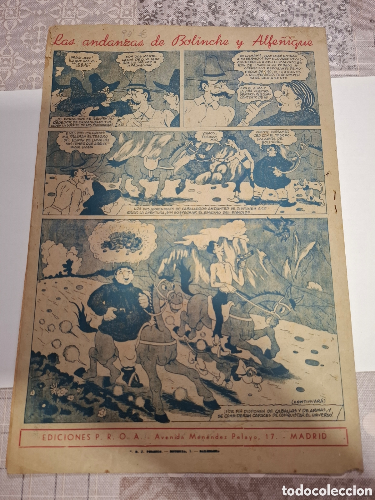 Tebeos: Colecci&oacute;n Dos en uno n&deg; 7 , Editorial Proa A&ntilde;os 40 - Foto 2