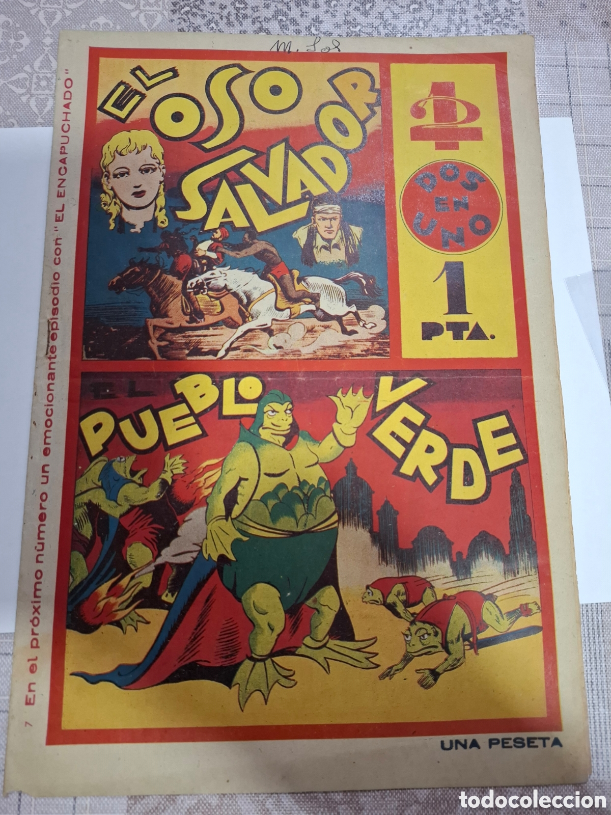 Tebeos: Colecci&oacute;n Dos en uno n&deg; 7 , Editorial Proa A&ntilde;os 40 - Foto 1