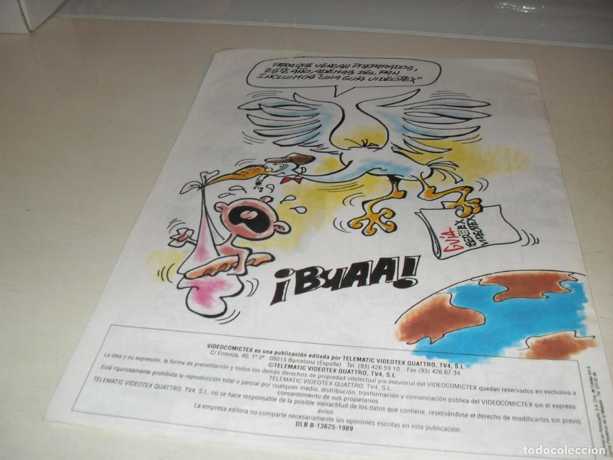 Tebeos: COMIC IBERTEX VIDEOTEX N&ordm; 8.CON HOMENAJE A JOHN WAYNE,EN PORTADA.TELEMATIC,1989 - Foto 2