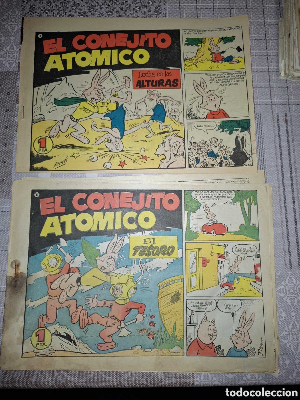 Tebeos: El conejito at&oacute;mico, lote de 7 diferentes de los 8 que son - Foto 4