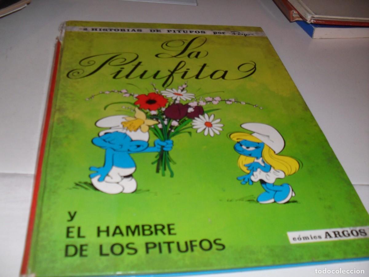 Tebeos: COMICS ARGOS LOS PITUFOS:LA PITUFiTA Y EL HAMBRE DE LOS PITUFOS.A&Ntilde;O 1969 - Foto 1