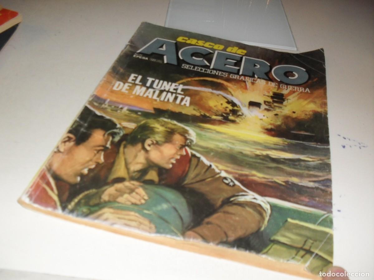 Tebeos: CASCO DE ACERO N&ordm; 11 EL TUNEL DE MALINTA,(DE 12).EDICIONES EPESA,1981 - Foto 1
