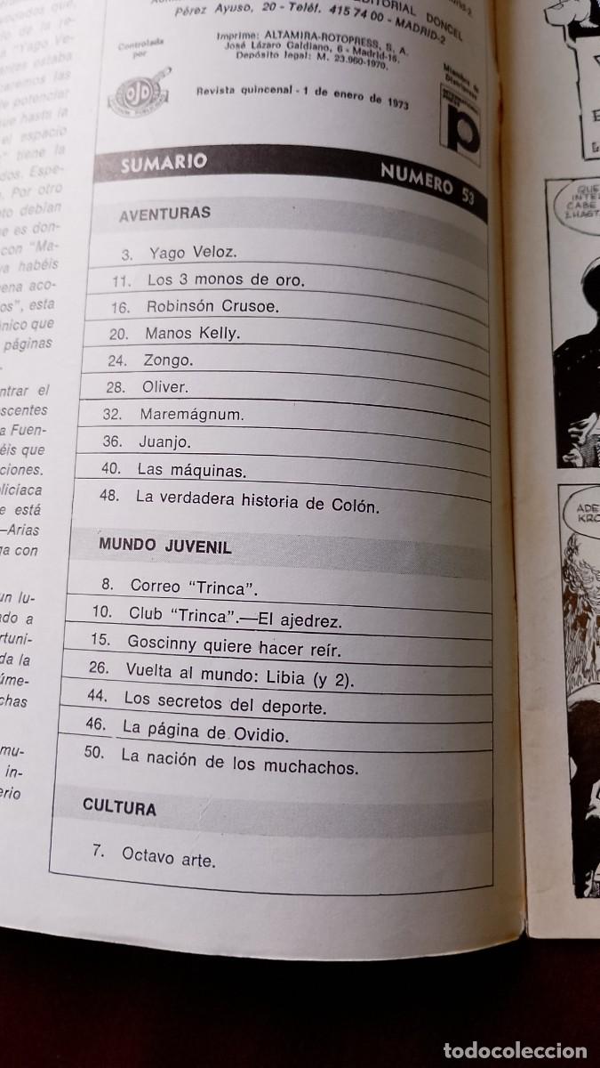 Tebeos: Trinca - Yago Veloz N&ordm;53 BD 1973 - Foto 6