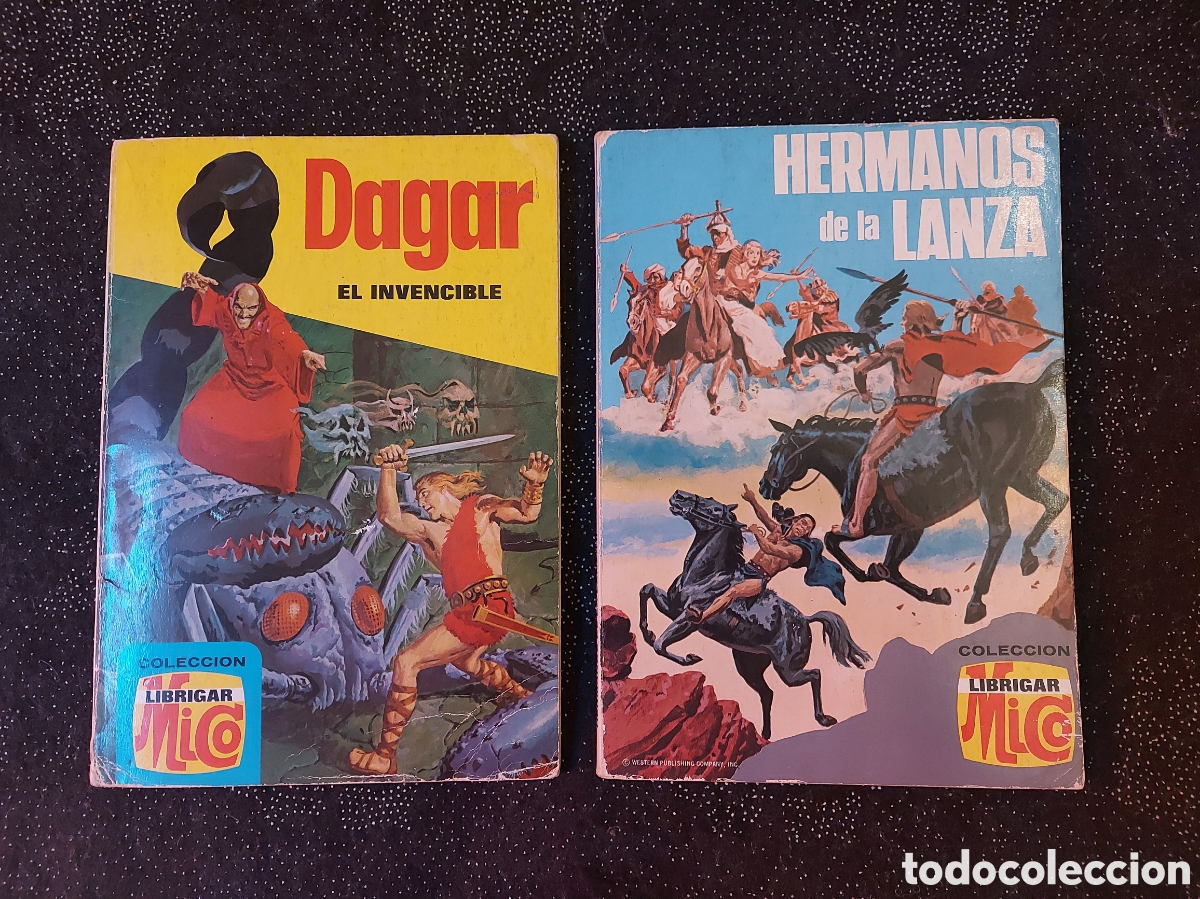 Tebeos: HERMANOS DE LA LANZA-DAGAR EL INVENCIBLE COLECCION LIBRIGAR MICO COMICS DE AVENTURAS - Foto 1