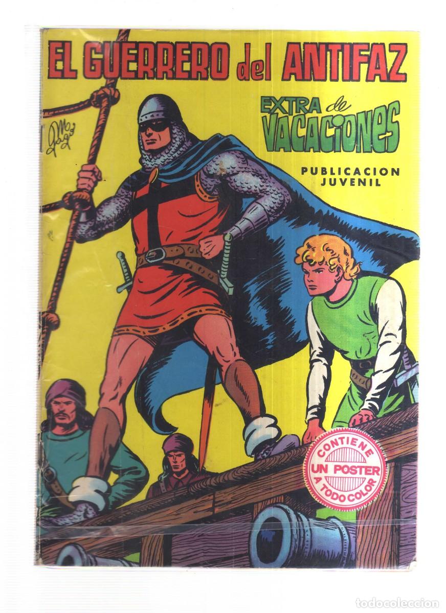 Tebeos: EL GUERRERO DEL ANTIFAZ EXTRA DE VACACIONES CON POSTER - Foto 1