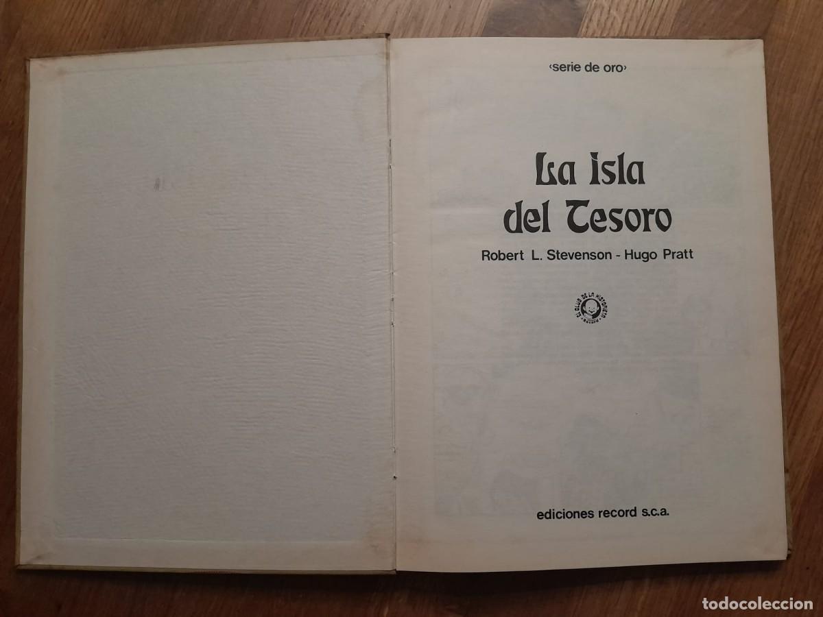Tebeos: La Isla Del Tesoro de Robert L. Stevenson y Hugo Pratt - Ediciones Record - Foto 2
