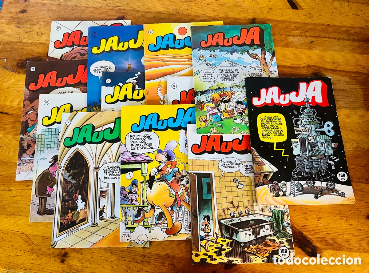 Tebeos: COLECCI&Oacute;N JAUJA, 12 N&Uacute;MEROS COMPLETA, (EDICIONES DRUIDA), COLECCI&Oacute;N ESCASA!!! - Foto 1