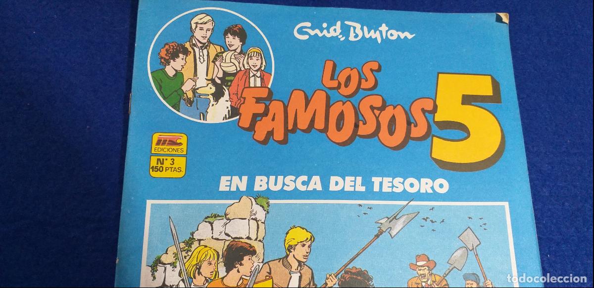 Tebeos: COMICS: LOS FAMOSOS 5. N&ordm; 3. EN BUSCA DEL TESORO. EDICIONES MC. A&Ntilde;O 1987 - Foto 2