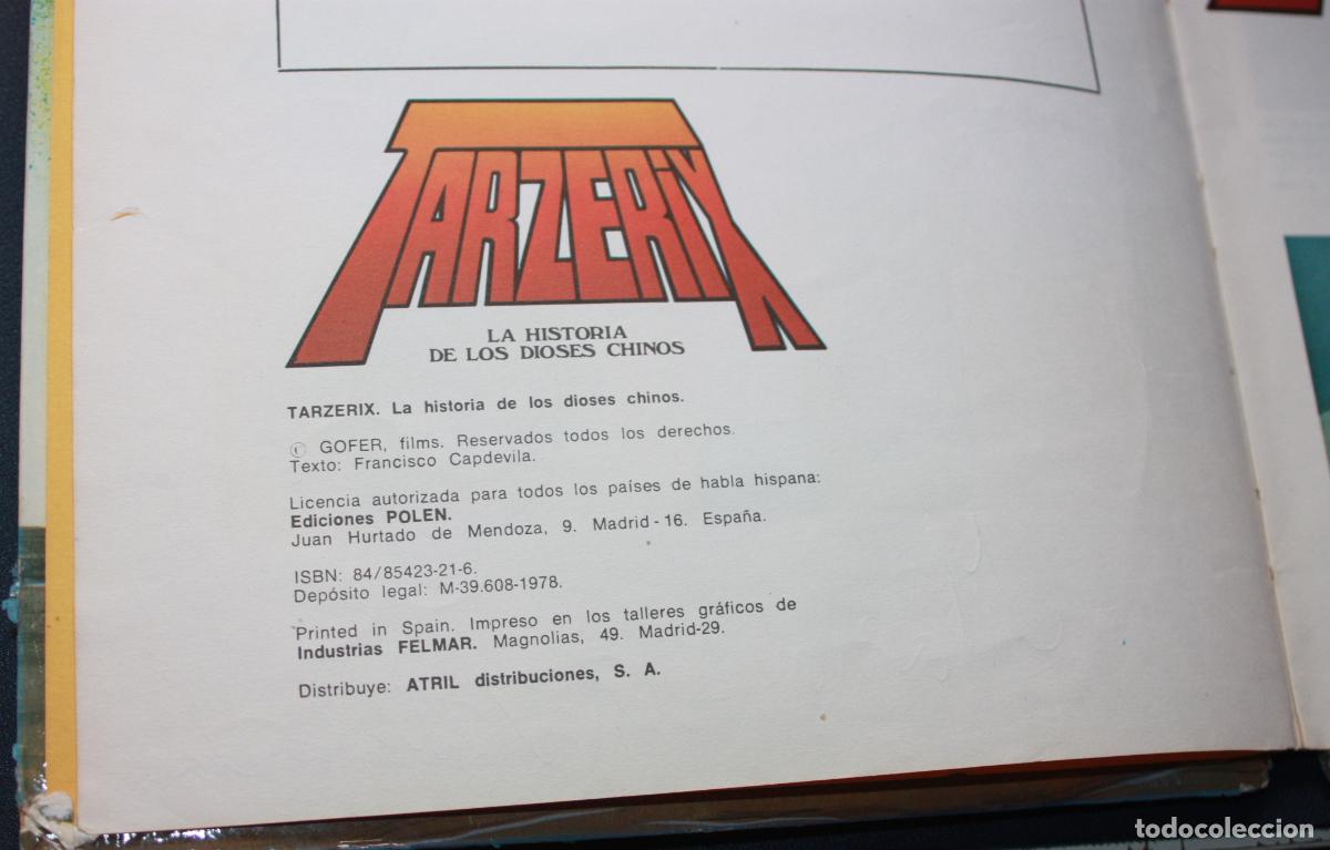 Tebeos: TARZERIX - La historia de los dioses chinos - Ed.POLEN - - Foto 4