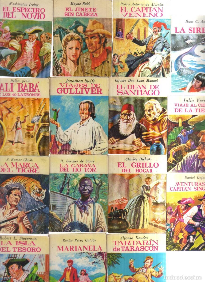 Tebeos: MINIBIBLIOTECA DE LA LITERATURA UNIVERSAL LOTE DE 27 - Foto 2