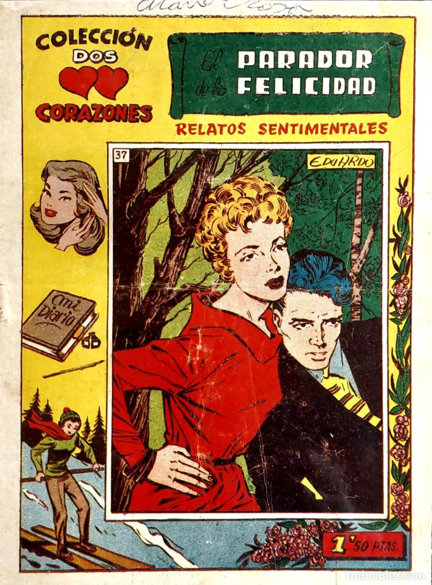 Tebeos: LOTE DE 2 COMICS ( COLECCION 2 CORAZONES ) de ENDEMI 1958 - Foto 2