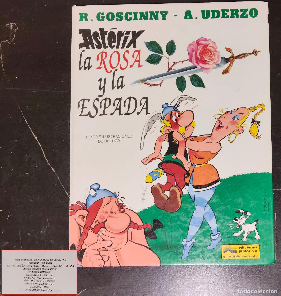 Tebeos: ASTERIX 29 LA ROSA Y LA ESPADA - (DE 29) - EDICIONES JUNIOR - 1991 - Foto 1