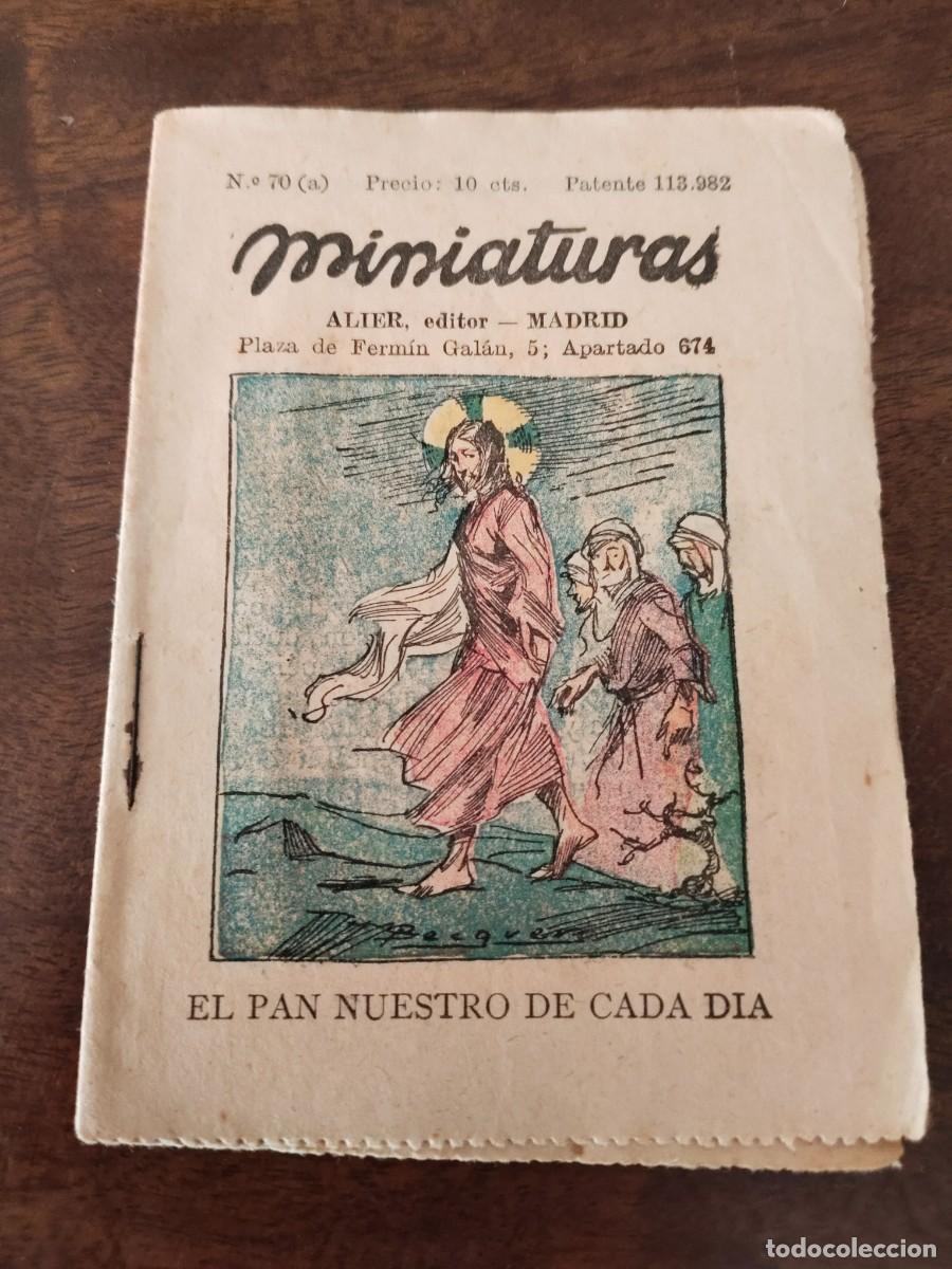 Tebeos: Miniaturas N&deg; 70. El pan nuestro de cada d&iacute;a. Alier editor Madrid. - Foto 1