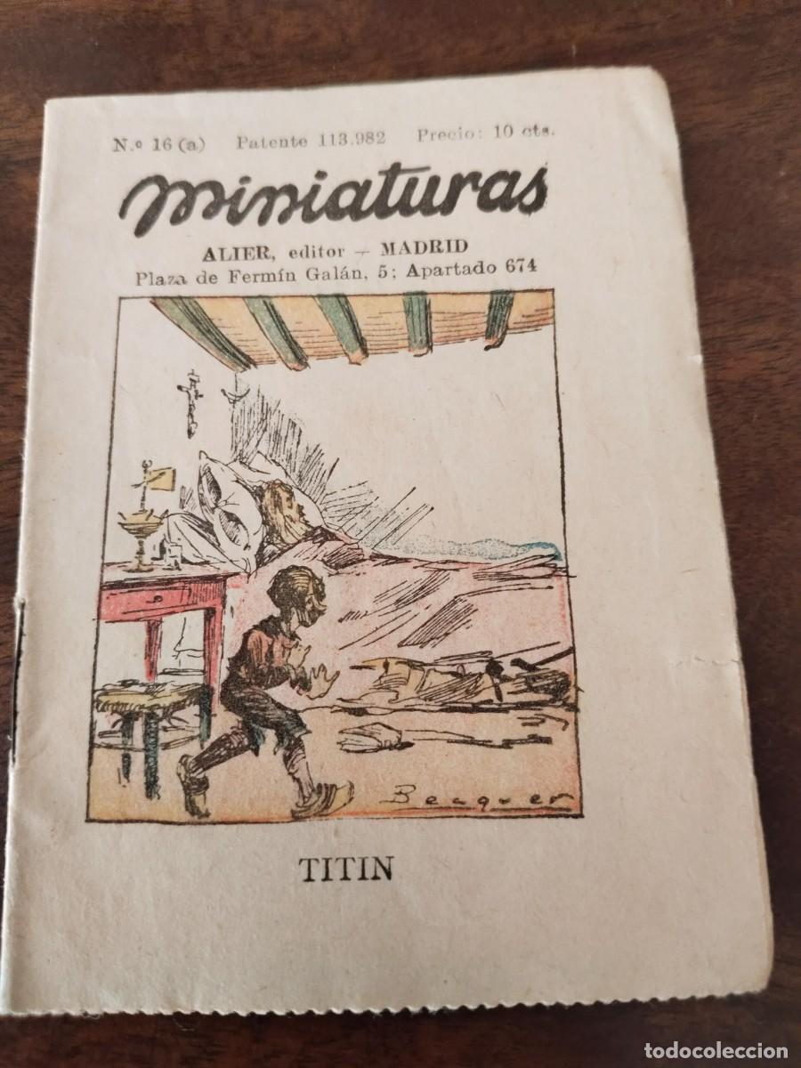 Tebeos: Miniaturas N&deg; 16. Tit&iacute;n. Alier editor Madrid. - Foto 1