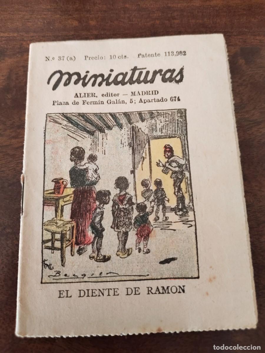 Tebeos: Miniaturas N&deg; 37. El diente de Ram&oacute;n. Alier editor Madrid. - Foto 1