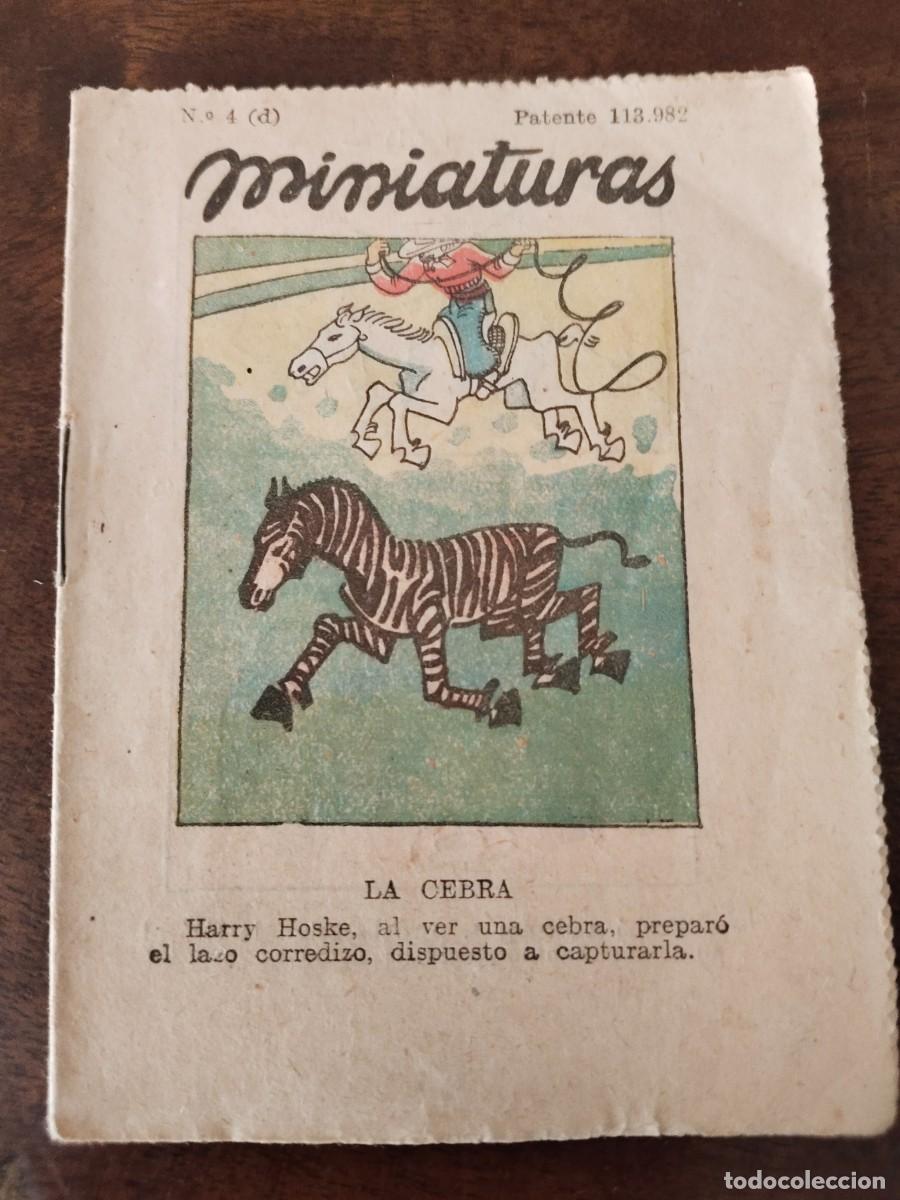 Tebeos: Miniaturas N&deg; 4. La Cebra. Alier editor Madrid. - Foto 1