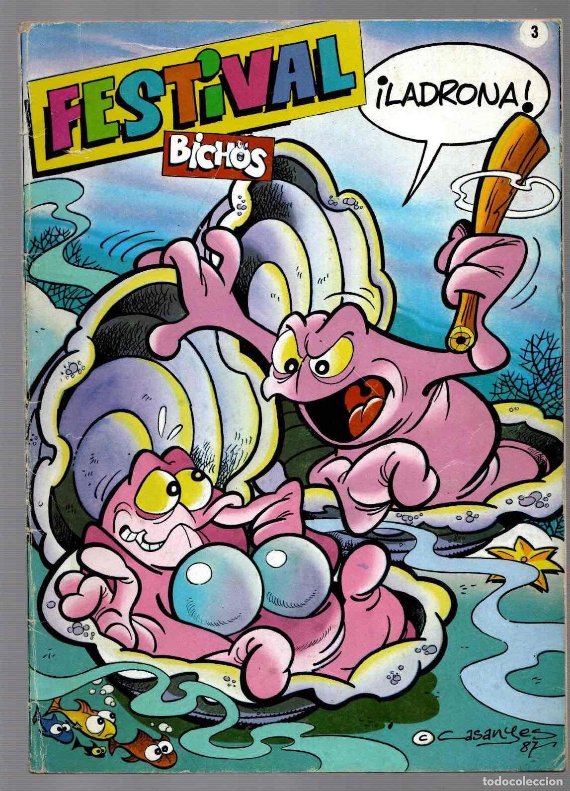 Tebeos: FESTIVAL BICHOS 3. CIA. GENERAL DE EDICIONES 1986 - Foto 1