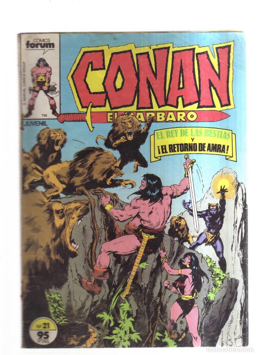 Tebeos: CONAN EL BARBARO FORUM N,21 - Foto 1