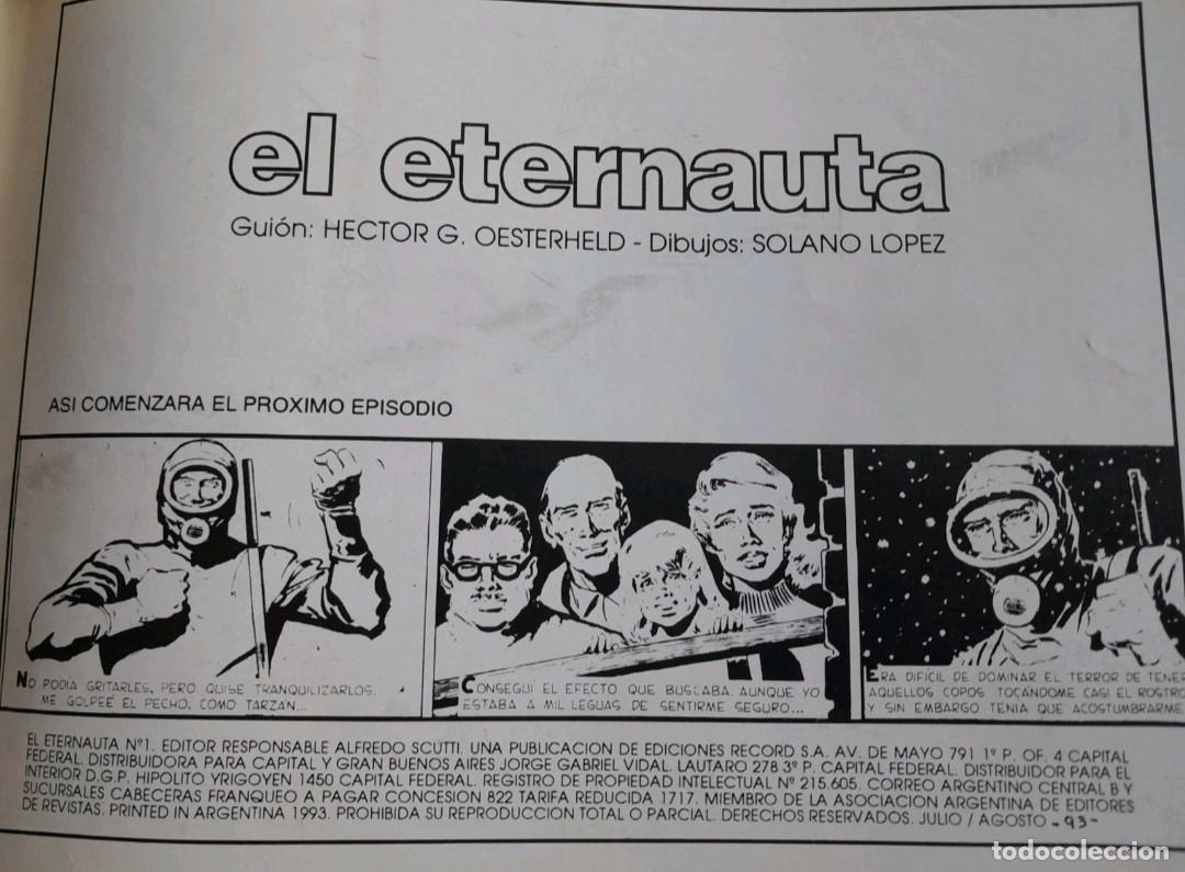 Tebeos: Eternauta historieta comic 1era parte 1993 ed.Record versi&oacute;n original Oesterheld Solano Lopez - Foto 7