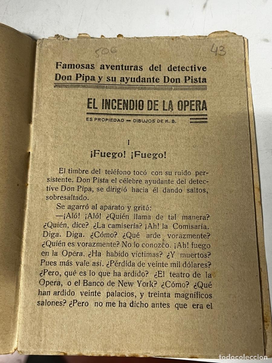 Tebeos: SERIE RISA. AVENTURAS DE DON PIPA. EL INCENDIO DE LA OPERA. EDICIONES PATRIOTICAS - Foto 5