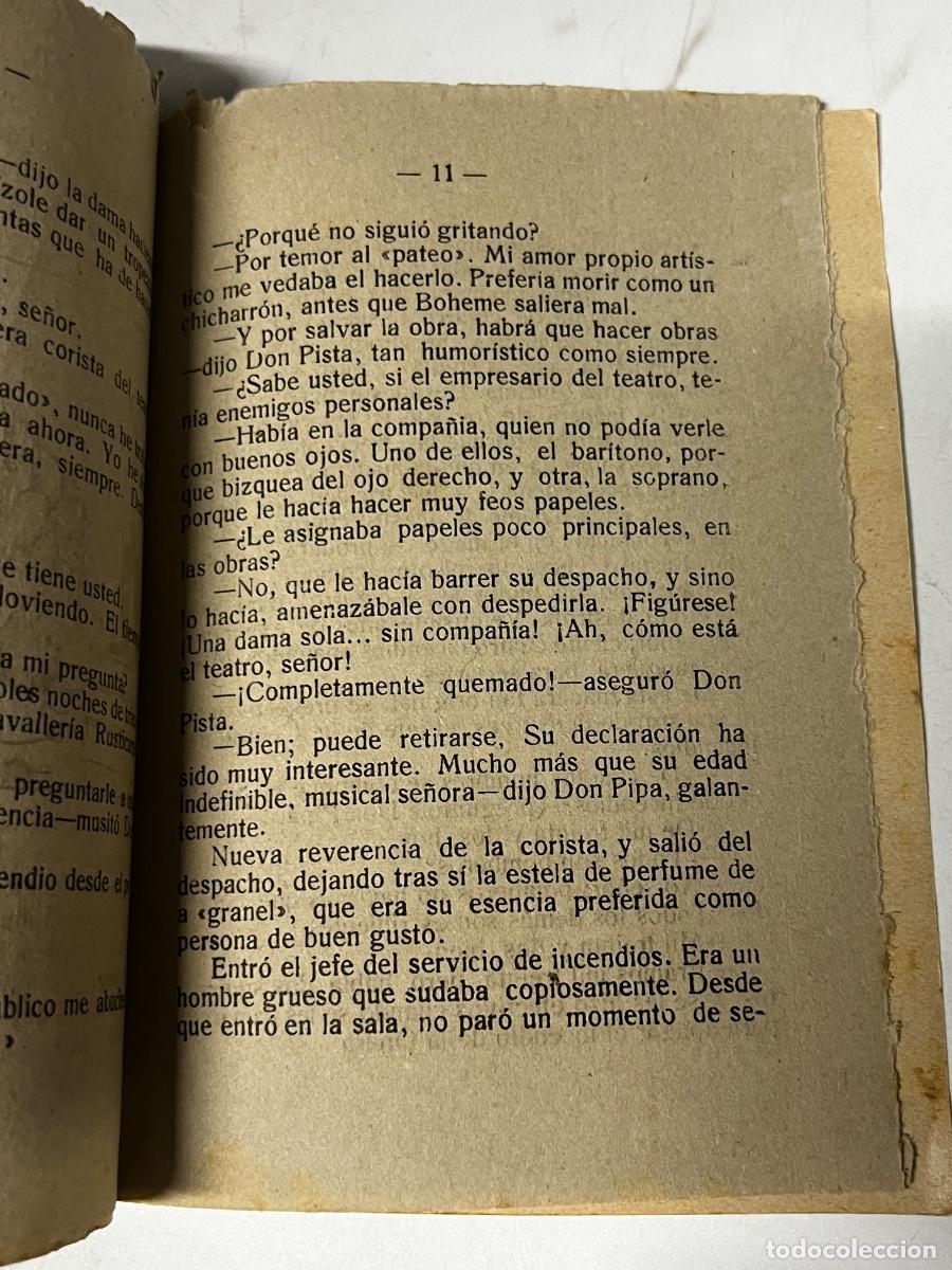 Tebeos: SERIE RISA. AVENTURAS DE DON PIPA. EL INCENDIO DE LA OPERA. EDICIONES PATRIOTICAS - Foto 8