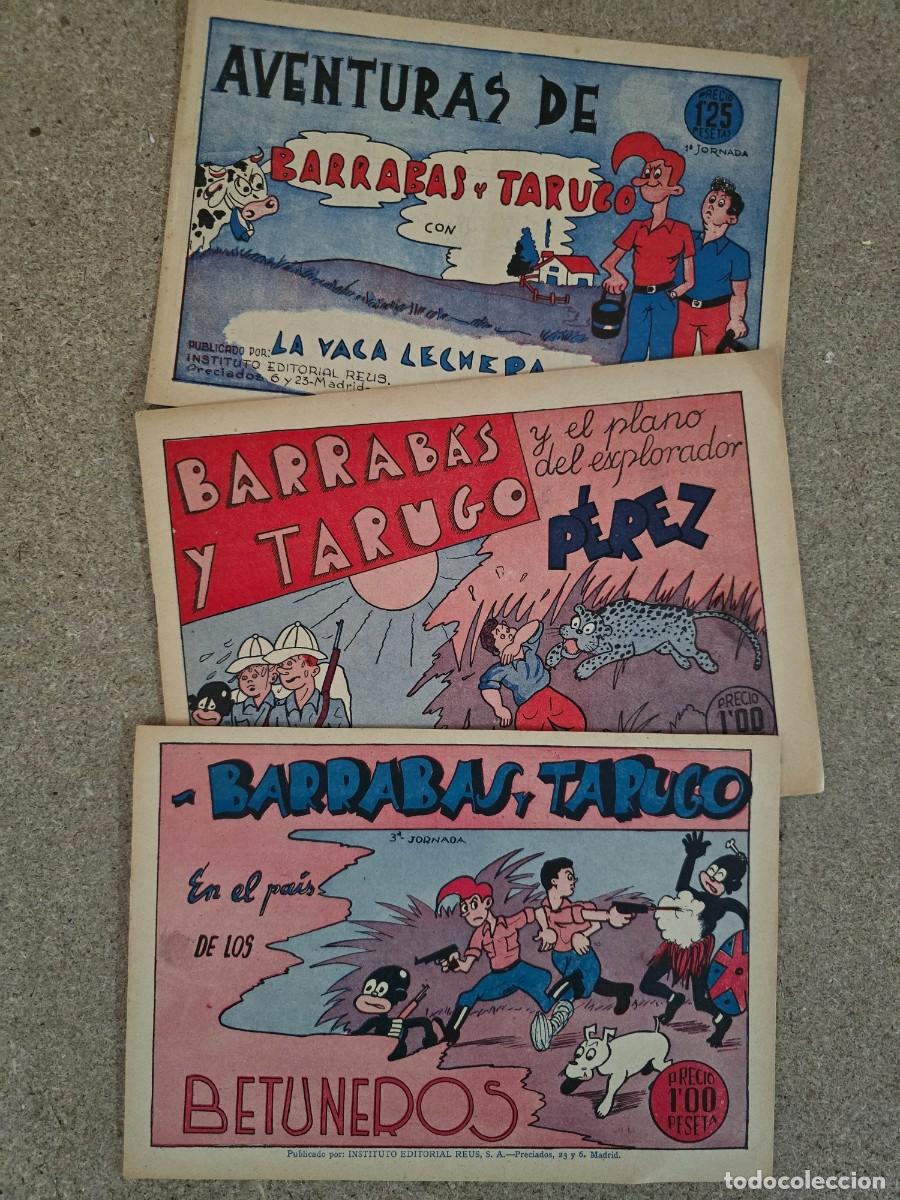 Tebeos: Barrabas y Tarugo.Completa 3 Tebeos.Editorial Reus - Foto 1